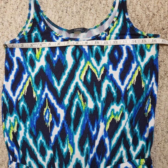 Tart Sleeveless Megan Printed Jumpsuit - Abstract - Blue Multi/Blue - Picture 7 of 14